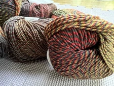 ELANN A-Series W01 Pure 28 Micron 100% Wool In Reds, Orange & Gold Long Print: 6