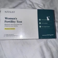 Natalist Women's Fertility Test - at-Home Test Kit by Everlywell Measures Hormon