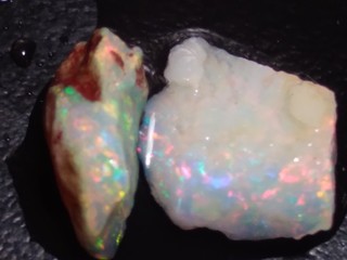 Australian Rough Crystal Rub Opal Coober Pedy piedras pequeñas 3 80 ct