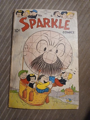Sparkle Comics Book No. 6 Nancy Sluggo Dink O'Day 1949 Golden Age Cartoon Strip 