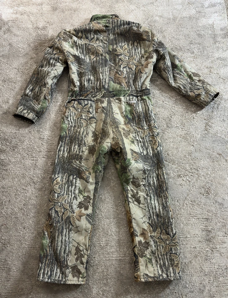 Vintage Walls Blizzard-Pruf Realtree Camo Insulated Coveralls Mens L  USA Made - Image 2 of 4