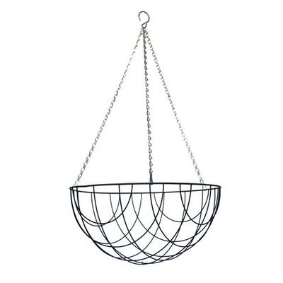 Esschert Design Hanging Basket Metallkorb Ø 40 cm mit Kette