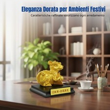 Decorazione Resina Zodiaco Cinese, Supporto Telefono Creativo, Tavolo