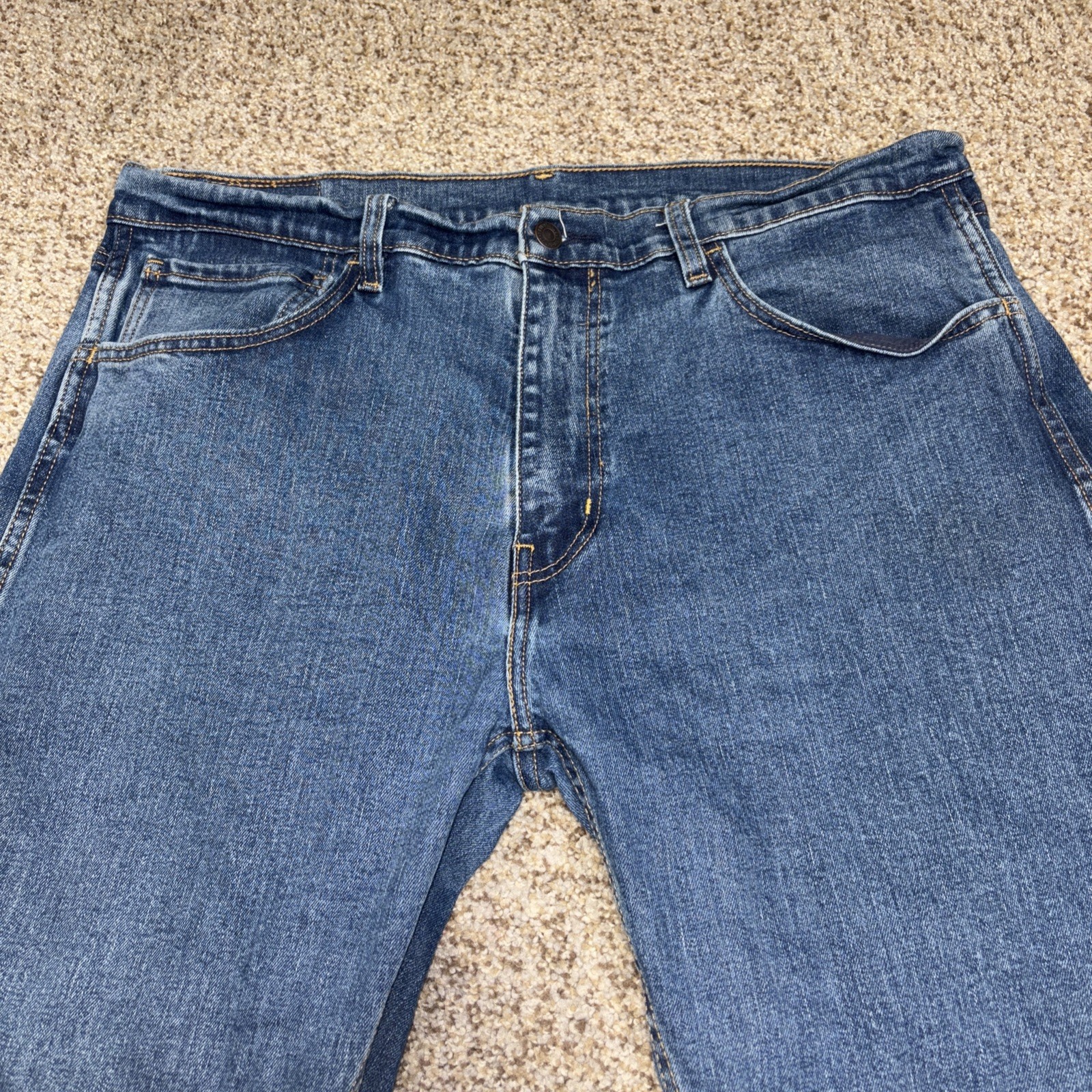 Levi Workwear Fit Denim Jeans Mens 36x34 Fits 37 X 31.5 - View 2