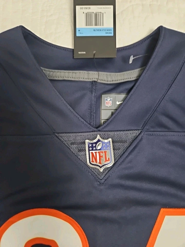 芝加哥熊队 #34 Walter Payton 耐克 Vapor Max 缝合球衣 M — 第 4/4 张图片