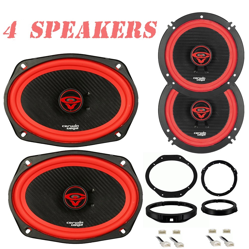 Cerwin Vega 420W Front & 360W Rear Door Coax Speakers for 2015