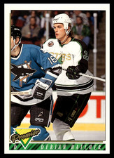 1993-94 Topps Premier Derian Hatcher #520 Dallas Stars NHL Hockey