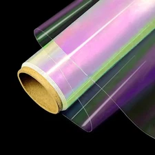 Iridescent Cellophane Wrap Roll 50ft for Gifts, Crafts, and Baskets