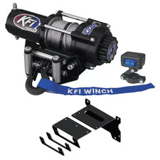 Kfi Utv 2500lbs Winch Mount 102180 Kit 2024-25 Polaris Ranger Xd 1500 Premium