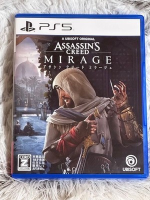 Assassins Creed Mirage for Sony PS5 Video Game japan used