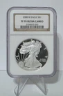 2008-W American Silver Eagle - perfect NGC  PF70 Ultra Cameo