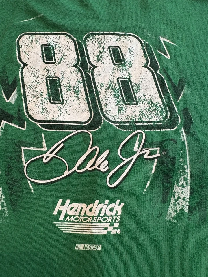 Camiseta Dale Earnhardt Junior #88 Verde NASCAR Talla Juvenil Pequeña Foto 4 de 4