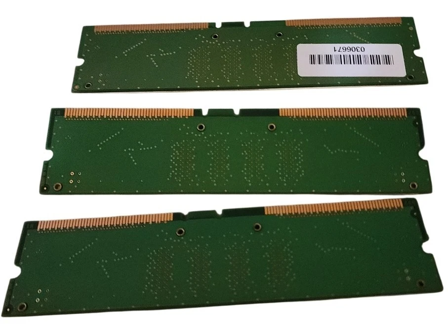 3x Samsung 1 28MB PC-800 Non ECC 800Mhz RAMBUS RIMM RDR AM MR16R1624AF0-CK8 - Image 2 of 2