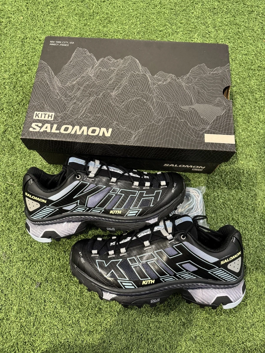 Kith x Salomon XT-4K Black Alloy Blue Fog for sale | eBay Kith x Salomon XT-4K Black Alloy Blue Fog for sale | eBay