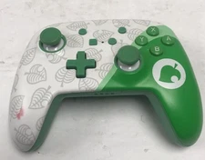 Nintendo Switch PowerA Animal Crossing Wireless Controller Green Leaf