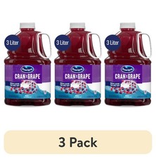  3 pack Ocean Spray  Cran-Grape  Cranberry Grape Juice Drink,101.4 fl oz Bottle