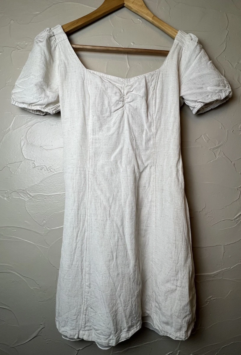 knee length dresses for ladies Linen wrapped japan style dress CORA