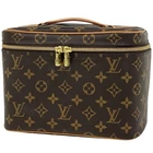 Louis Vuitton Nice BB Monogram Brown Handbag M42265 #BS742