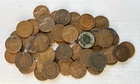 Indian head And wheat penny roll