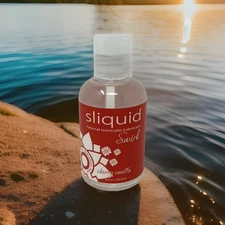 Flavored Lubricant Sliquid Naturals Swirl Water-Based Lube Cherry Vanilla 4.2oz