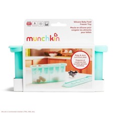 Munchkin Silicone Baby Food Freezer Tray - Mint