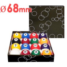 Large POOL Billiard Balls 68 mm NEW Pool Balls  68 mm FREE Shipping
