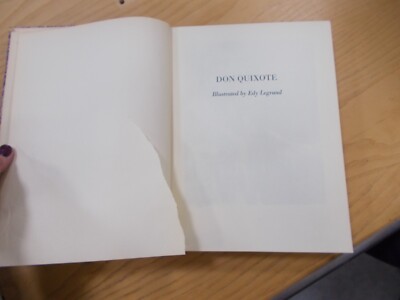 * Don Quixote Miguel De Cervantes Saavedra John Ormsby 1950 HC Oversize