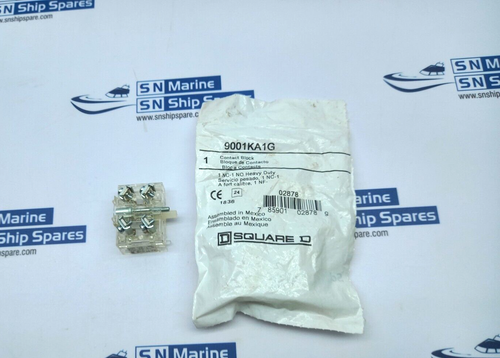 Square D Relay Accessory Square D 9001KA3 30mm Contact Block – 1NC, Silver, Screw Terminal, AC Type Square D Lighting Contactor 8903 - Foto 2