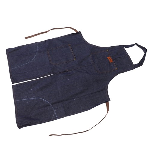 Grembiule Jean Lavoro Denim Donna Grembiule da Donna con Tasche - Foto 12 di 12