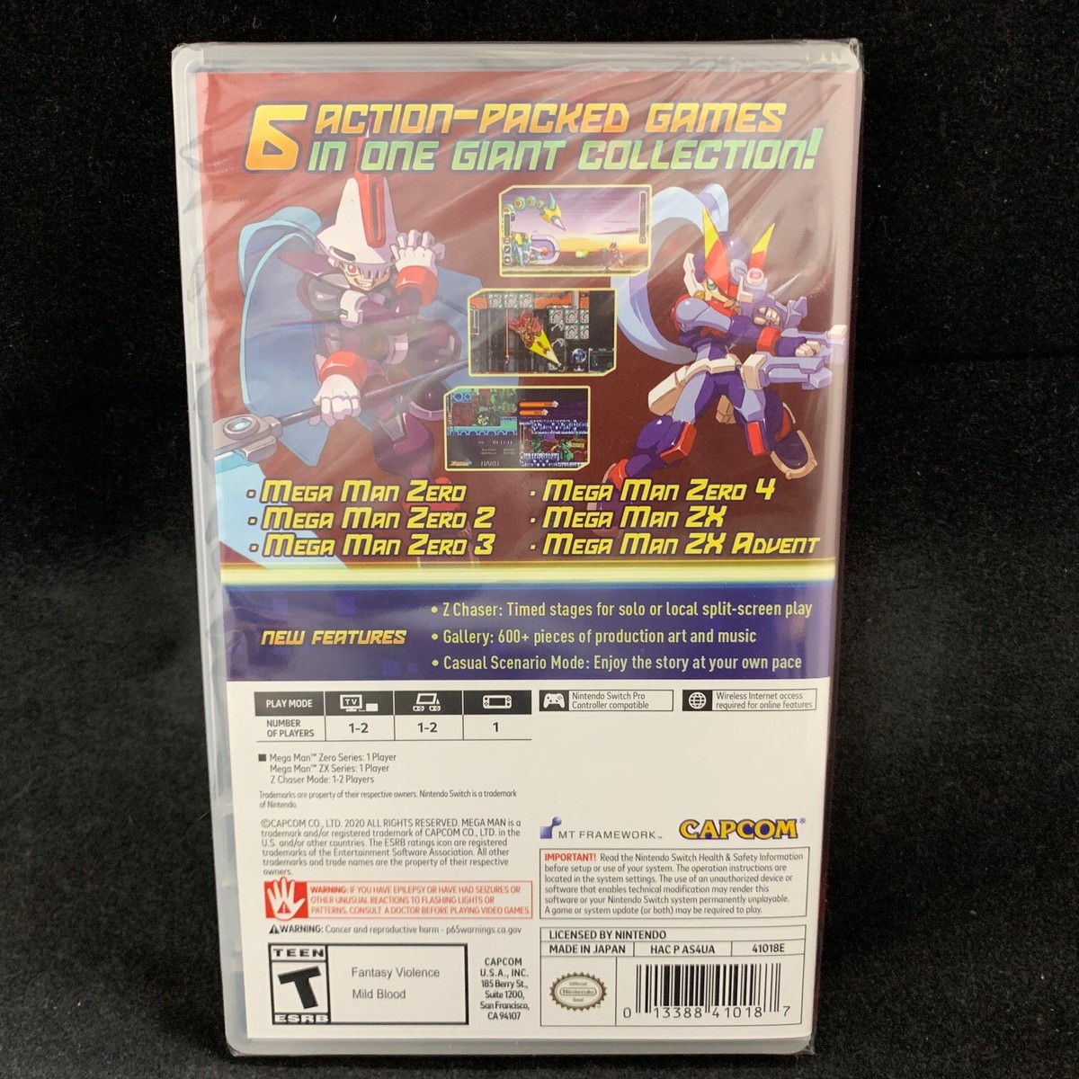 Mega Man Zero / ZX Legacy Collection (Nintendo Switch) BRAND Mega Man Zero / ZX Legacy Collection (Nintendo Switch) BRAND