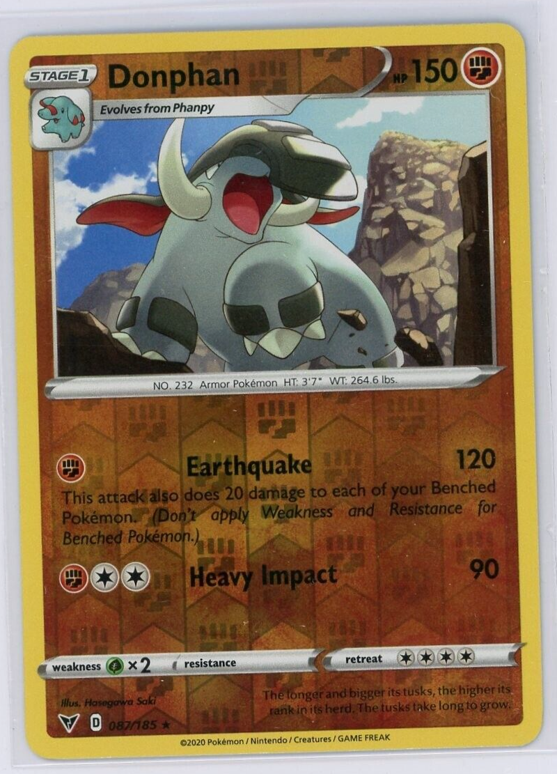 donphan pokemon card Japanese 065/106 sv8 TCG (Dont apply Weakness and Resistance for Benched Pokmon.) Fighting Donphan cards TCG Collector
