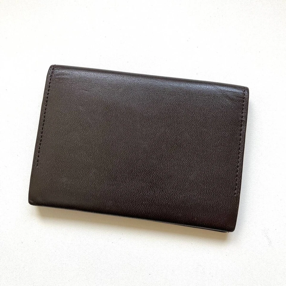 Estuche para tarjetas de visita de cuero auténtico Burberry Foto 2 de 4