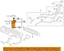 GM OEM 09-14 Avalanche Fuel System Components-Fuel Pump Assy 19299715