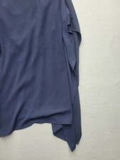 Vince Camuto Women Dress 14 Navy Tent Sleeveless Knee Length Polyester Blend