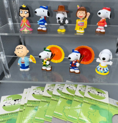 Satz Koro Koro Snoopy 55 Jahre Peanuts Edititon Japanese Style RARE + packs