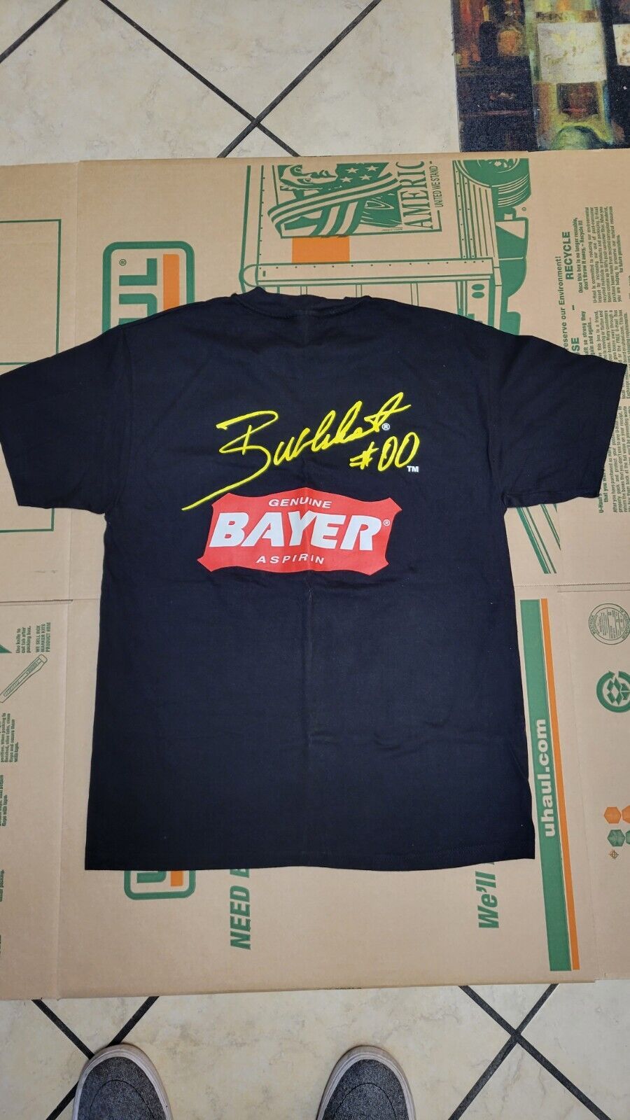 Buckshot Jones #00 BAYER RACING T-Shirt Large Bla… - image 1
