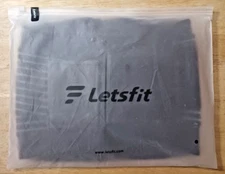 Letsfit LF-IA01-MBK Adjustable Waist Trainer Black, Back Support Belt Medium