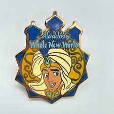 Tokyo Disney Resort Game Prize Pin Aladdin's whole new world Aladdin