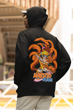 Felpa con cappuccio Naruto Rasengan Itachi Uchiha Jiraiya anime stile manga