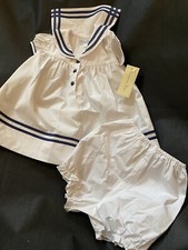 New Vintage Girl 18 Months Fantaisie Kids Easter Holiday Nautical Sailor Dress