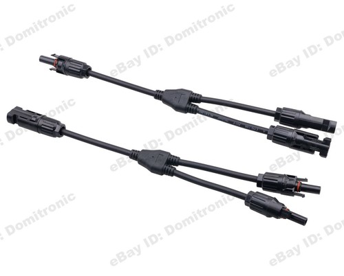 Solar Panel Cable Connector Adapter Waterproof IP65 Solar Y Branch Connector - Picture 2 of 9