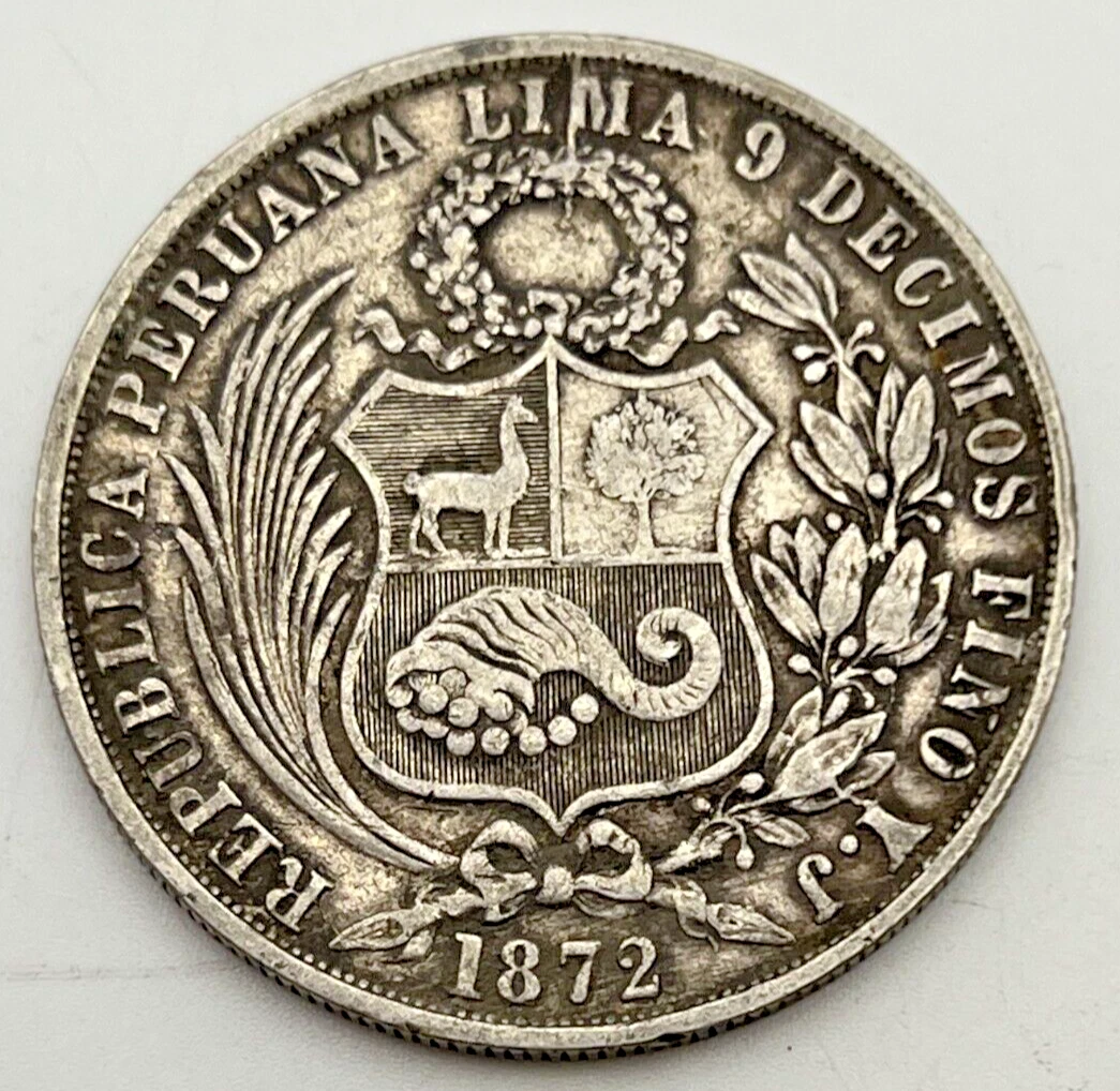 Silver 1872 Year Peruvian Coins for sale | eBay