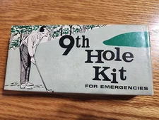 Vintage 9th Hole Kit For Emergencies Golfer Novelty Gag Gift 1967 Fishlove & Co.