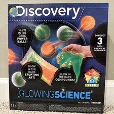 Discovery Kids GLOWING Science Experiment Kit Educational Learn Gift