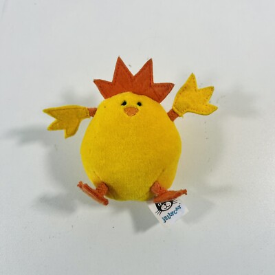 Jellycat Chirpy Küken Sortiment - nicht mehr im Handel erhältlich 2005 - gelbes kleines zwitscherndes Küken 3 Zoll