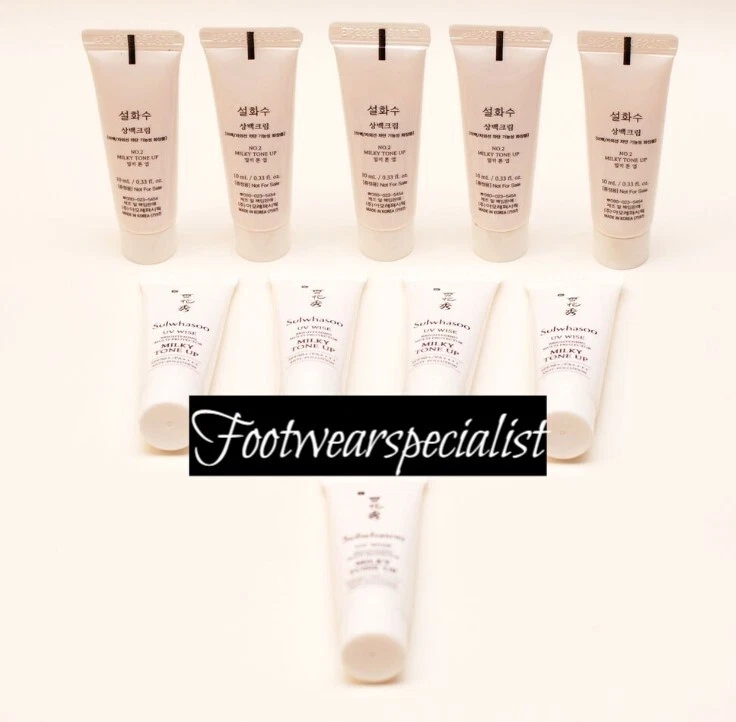 SULWHASOO UV WISE BRIGHTERNING No.2 MILKY TONE UP SUNSCREEN 10mlx10pcs, 08/26