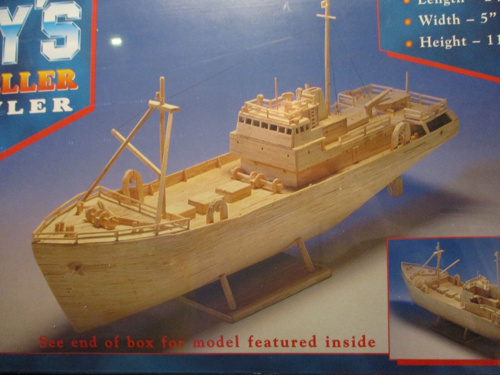 Hobby's MM21 Matchmodeller - Fishing Trawler Matchstick 