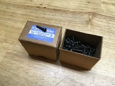 New Box 144 So Hard #3 x 1/2" Blued Steel Round Head Wood Screws Slotted USA