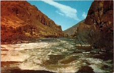 Snake River Grand Canyon Oregon Idaho Scenic Landscape Chrome Postcard