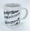 thumbnail 2  - Black and White Music Notes Coffee or Tea Mug, 10 oz, NEW, Musical Theme Mug